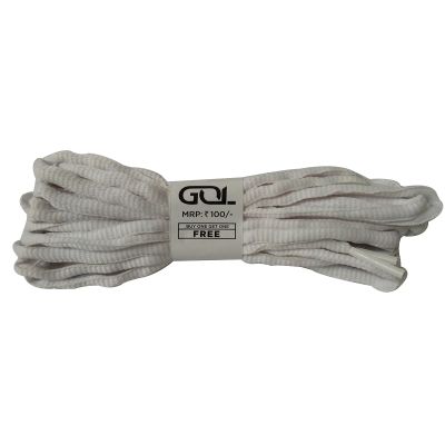 GOL Shoe Lace - White - Pack of 2