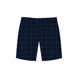 GOL Kumarans Childrens Formal Shorts - Navy Check (Size 14*24 to 16*30)