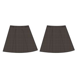 Sri Kumaran ICSE Formal Regular Skirt - Grey - XL (Size 22*32 To 26*36)