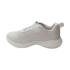 Plaeto Junior - S'cool Unisex School Shoes - 7C UK To 11C UK - White