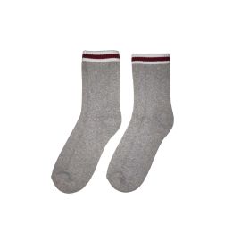 GOL Grey Melange Semi Crew Socks -  (Pack Of 1)