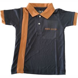 GOL Ekya School T-Shirt - Orange (Size 24 to 28)