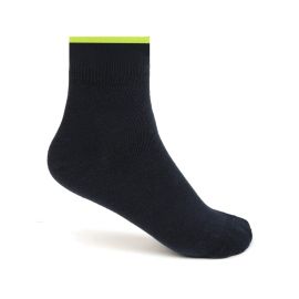 GOL Legacy Navy Blue With Green Lining Crew Socks (Pack of 3)